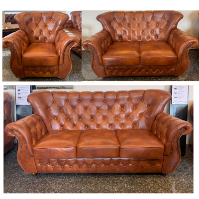 Chesterfield b�r �l�garnit�ra